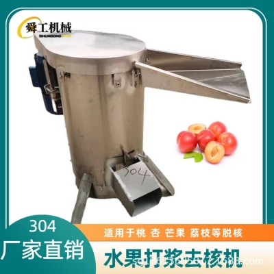 酸枣脱核去皮机器 工业核果脱核器 多功能核桃山枣桃子山楂去核机