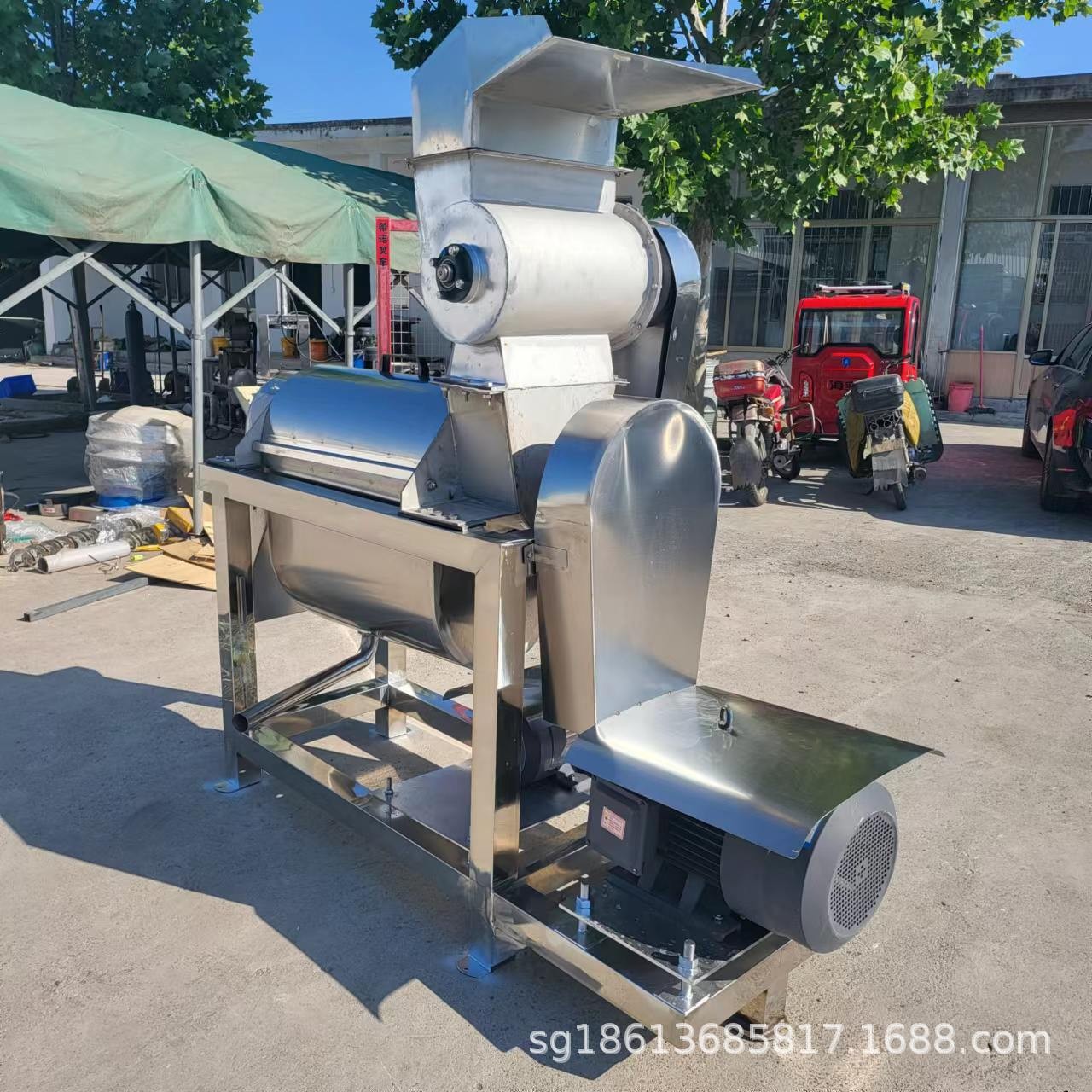 大型水果工业榨汁机 吨级果蔬破碎打汁机 萝卜猕猴桃鲜榨原汁机图3