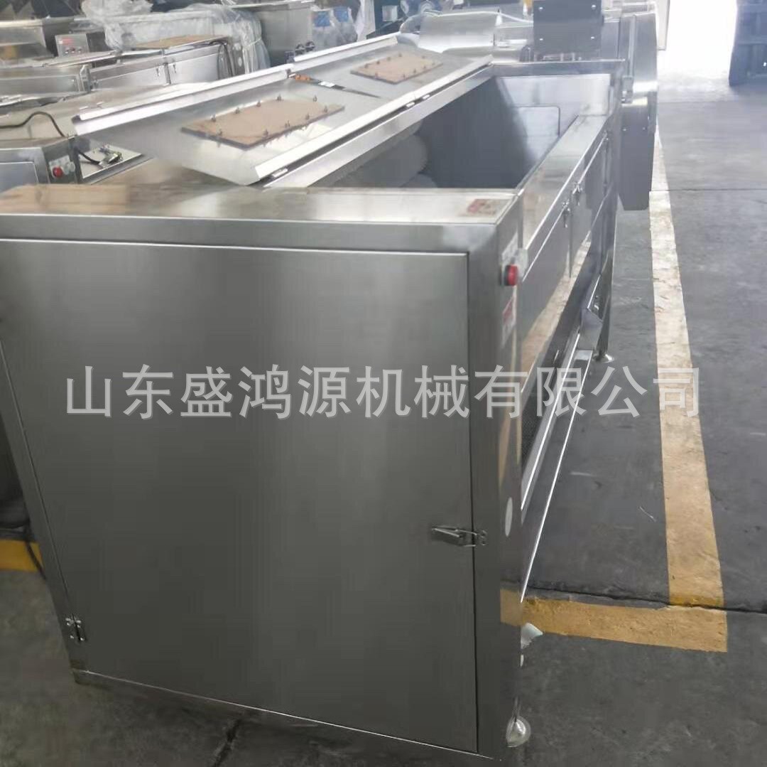 红薯土豆去皮清洗机 全自动毛刷辊洗姜机 多功能根茎类药材清洗机图3