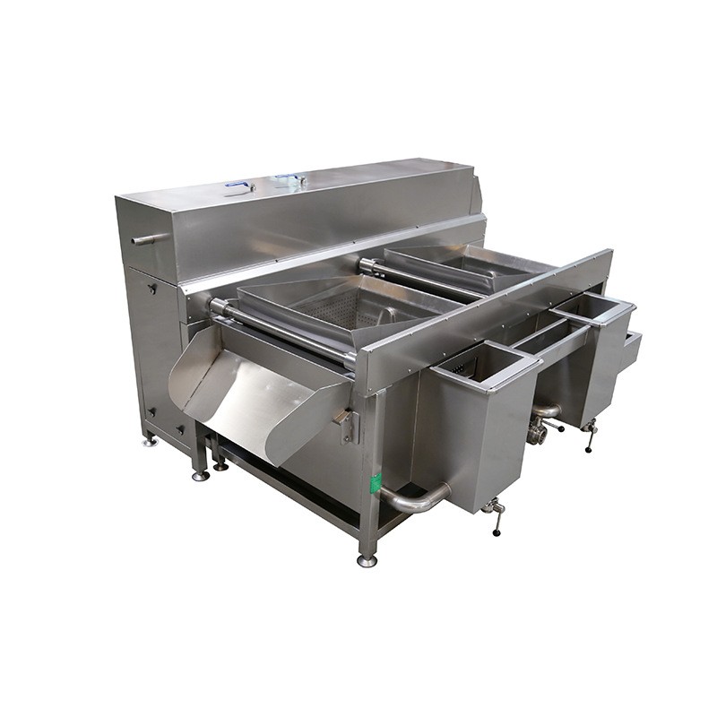 厂销多功能果蔬清洗机不锈钢涡流清洗机鼓泡清洗机中央厨房设备图4