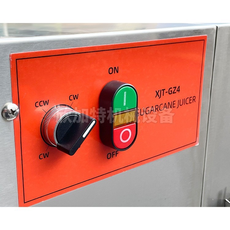 厂家现货大型四棍商用电动甘蔗榨汁机 店铺专用甘蔗压榨机设备图4