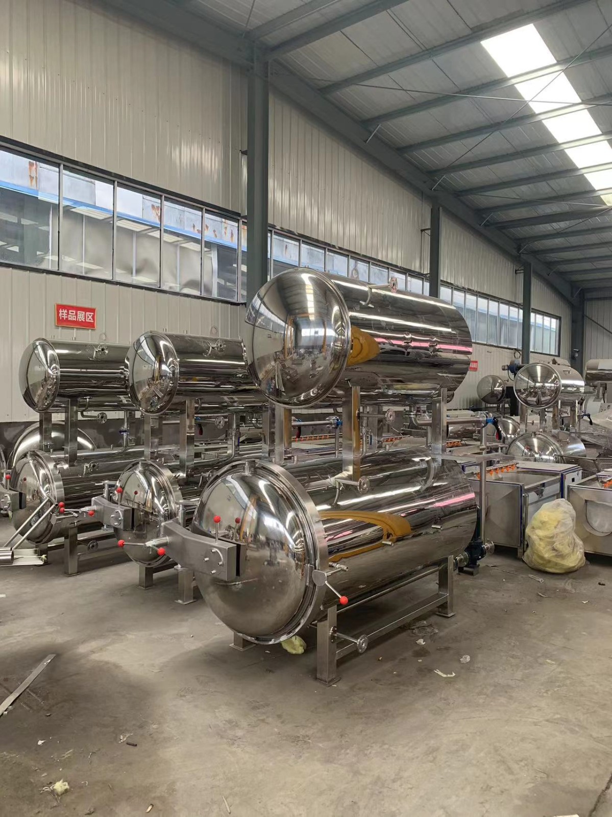 软包装饮料灭菌锅 黄豆酱辣椒酱高温杀菌锅 牛肉扒鸡鸭蛋杀菌设备图2