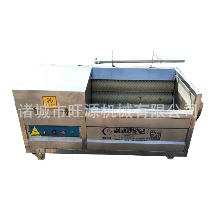 厂家供应U型毛棍清洗辣菜机 土豆清洗机 山药芋头清洗去皮机旺源图5