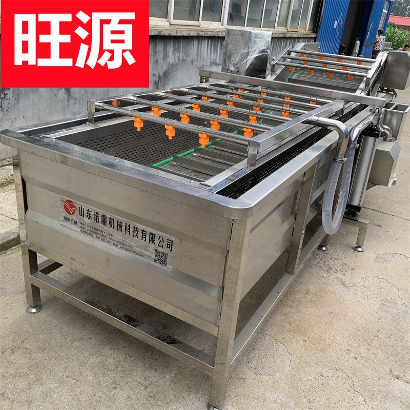 全自动气泡清洗机 果蔬气泡清洗线 苹果深加工设备 多功能清洗机图2