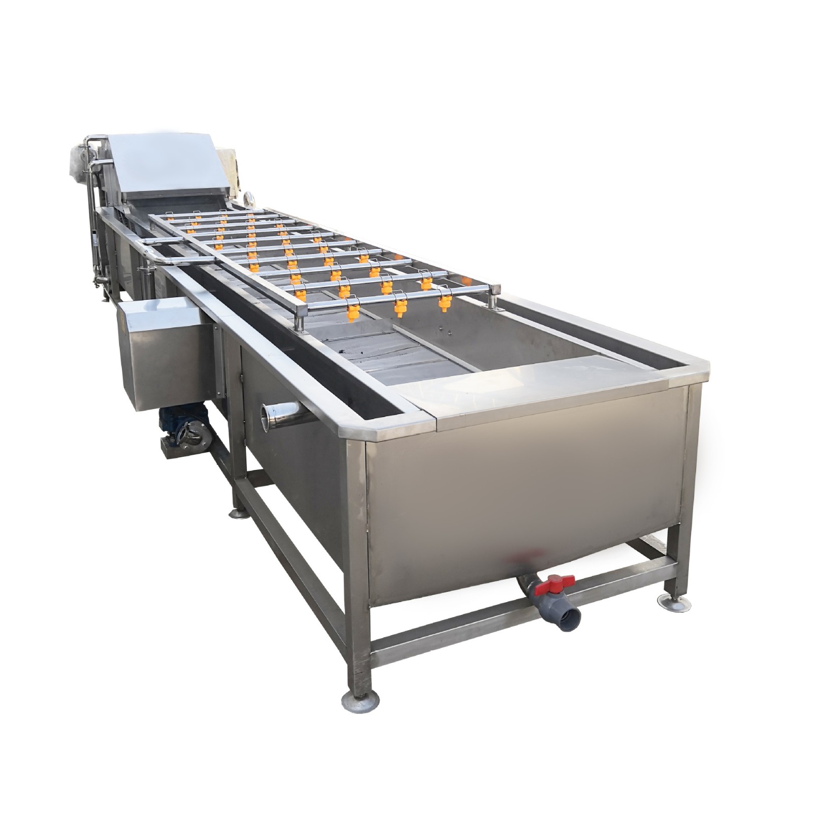 全自动气泡清洗机 果蔬气泡清洗线 苹果深加工设备 多功能清洗机图5