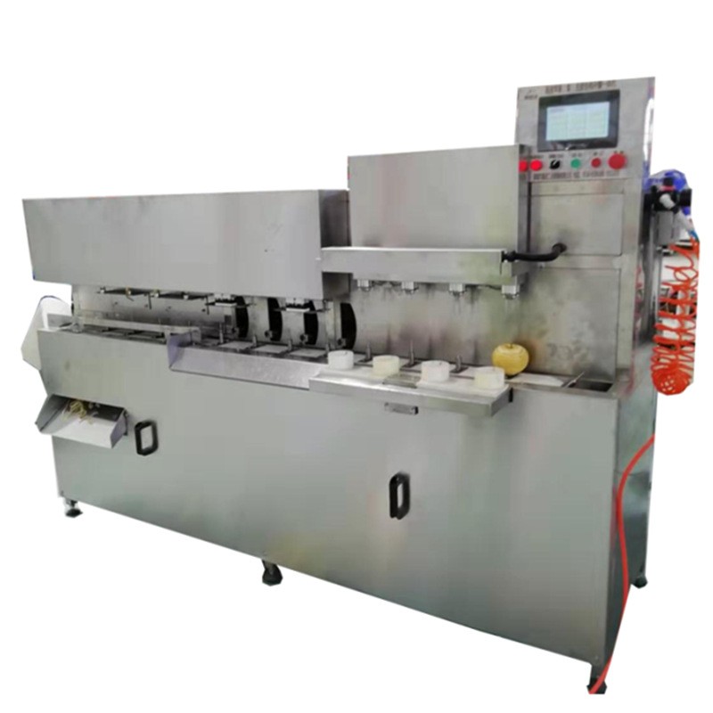 全自动雪梨 苹果去皮去核一体机水果去皮去核切片机生产 厂家新品图5