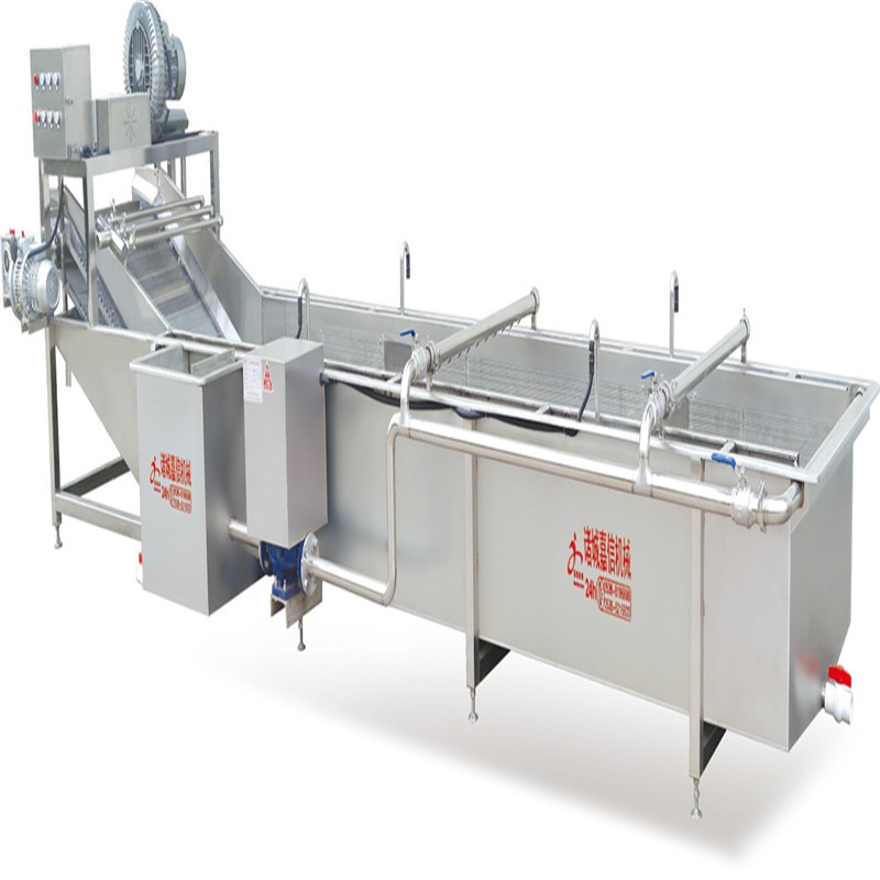 大型预制菜净菜加工设备 蔬菜瓜果清洗流水线 芹菜韭菜切段流水线图5