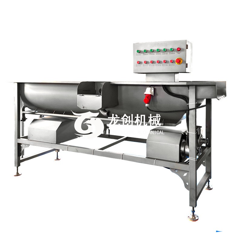 全自动涡流清洗机 净菜加工不伤品相 切菜旋流清洗沥水甩干设备图4