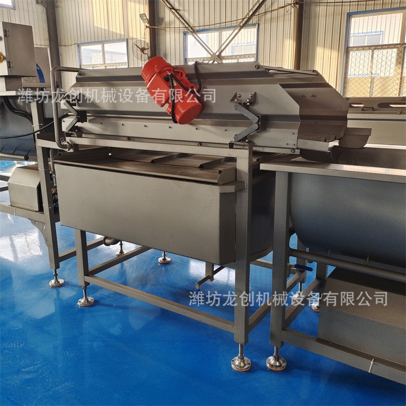 全自动涡流清洗机 净菜加工不伤品相 切菜旋流清洗沥水甩干设备图2