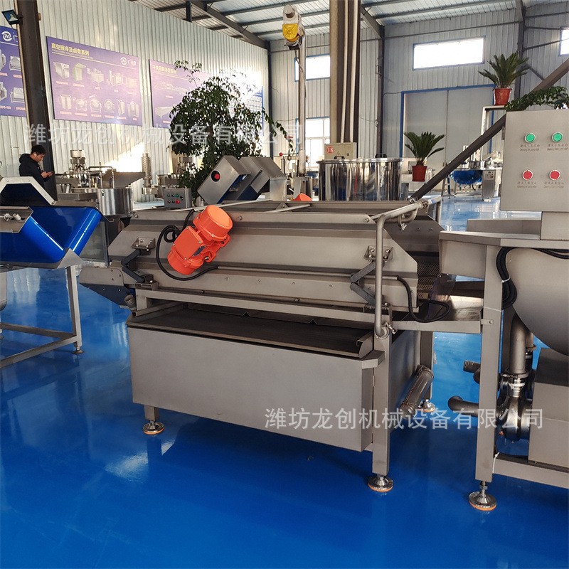 商用气泡涡流洗菜机 果蔬涡轮清洗机 预制菜净菜果蔬清洗流水线图4