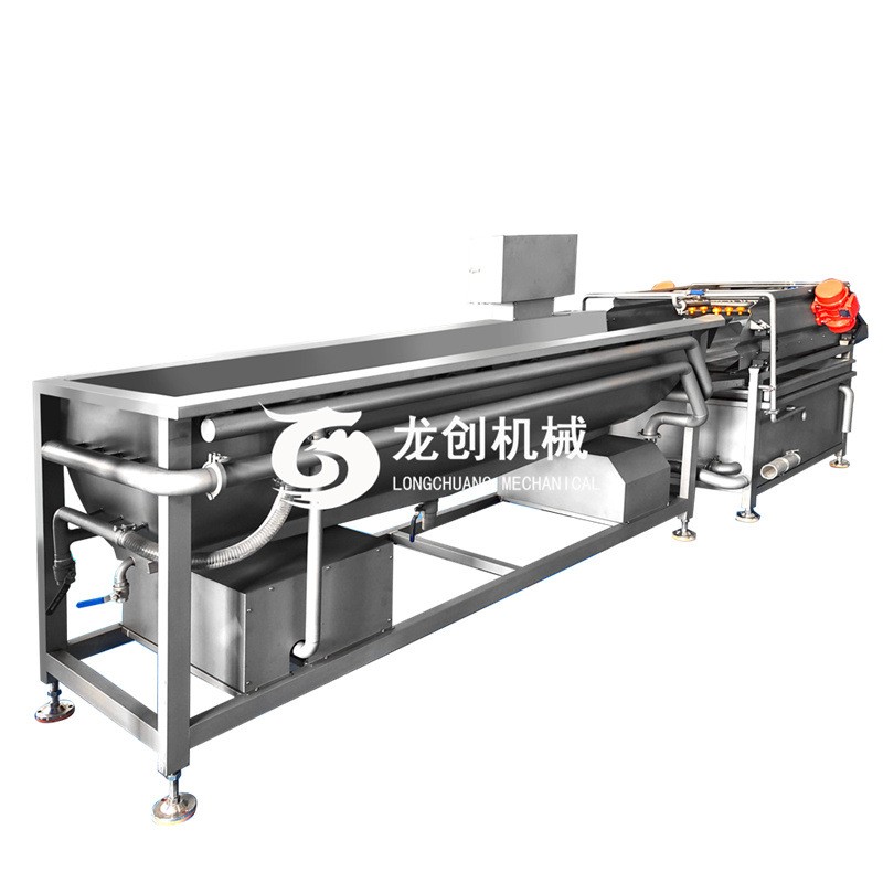 商用气泡涡流洗菜机 果蔬涡轮清洗机 预制菜净菜果蔬清洗流水线图5