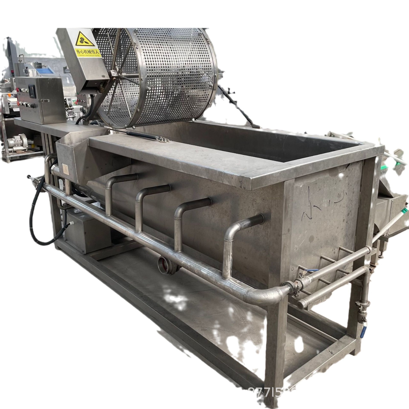 出售二手涡流清洗机 自动蔬菜清洗机商用食材清洗设备 不锈钢设备图5