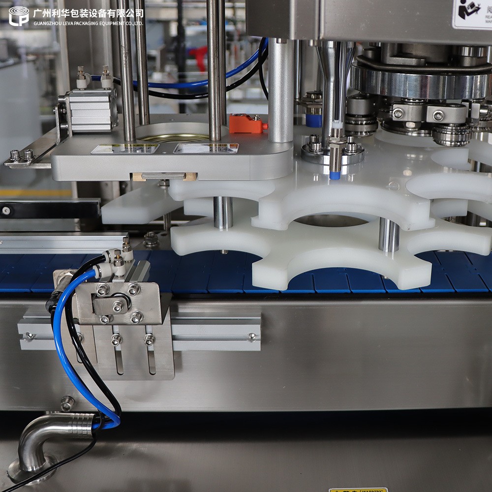 工厂商用 全自动底盖易撕盖封口机 罐头饮料易开盖封口机图5
