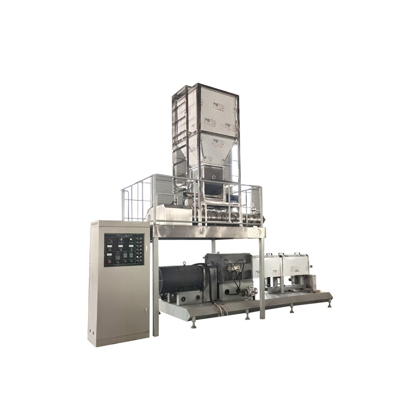 婴儿米粉膨化生产线 玉米粉双螺杆挤压生产设备 雪饼熟化膨化机图5