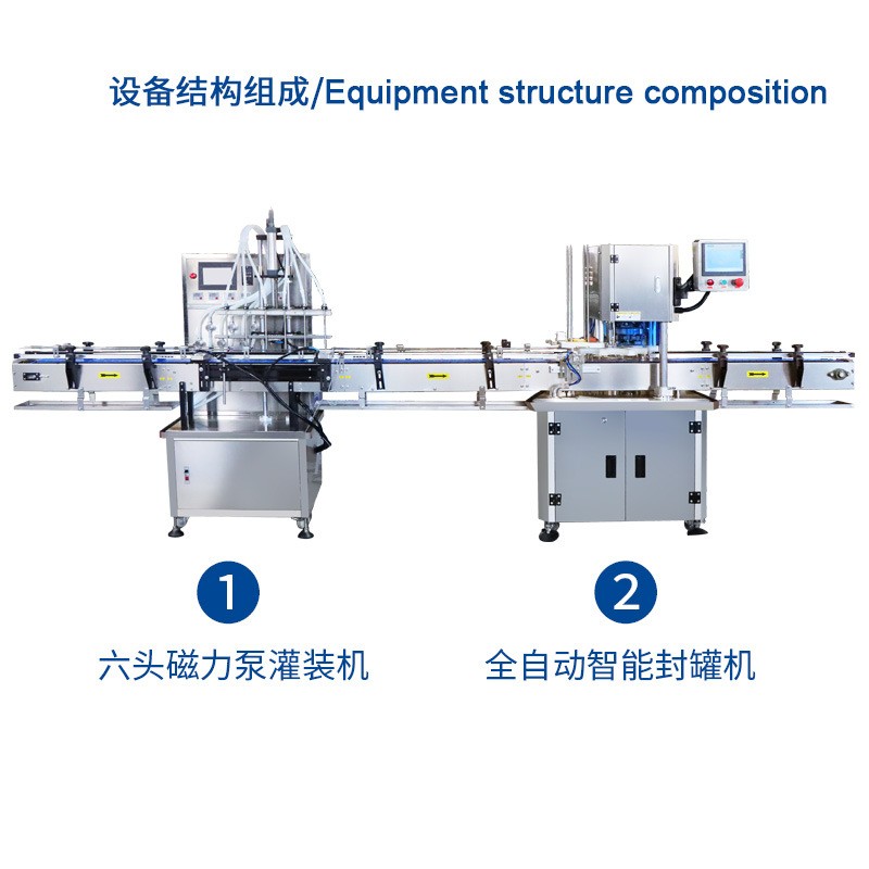 全自动易拉罐饮料灌装封口机 雪梨糖水小金碗灌装封口包装生产线图5