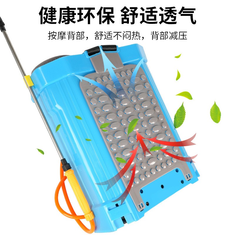 福达直销黑珍珠电池足量打药机16L20L农用喷洒户外消毒电动喷雾器图4