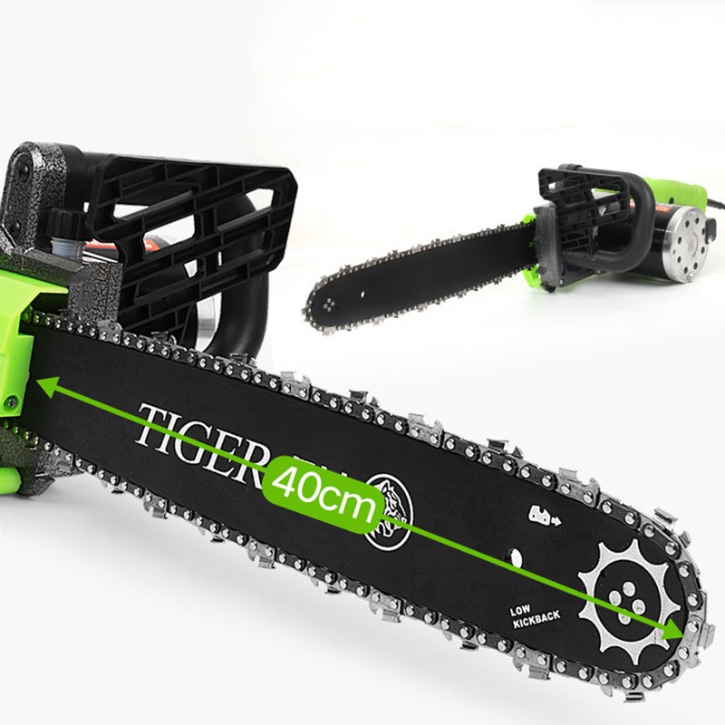 电链锯 充电式家用伐木锯切割机户外电锯砍树锯树机 电链锯批发图3