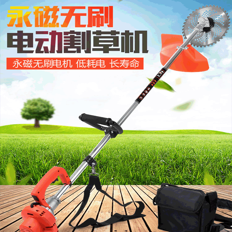 充电式无刷电动背负割草机除草打草机割灌收割机锄草松土机批发图2