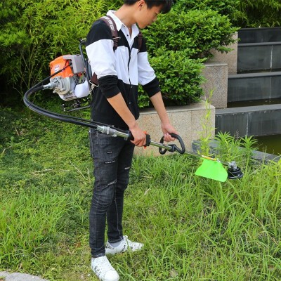 厂家直供二冲侧挂割灌机割草机四冲程背负式汽油收割稻灌机