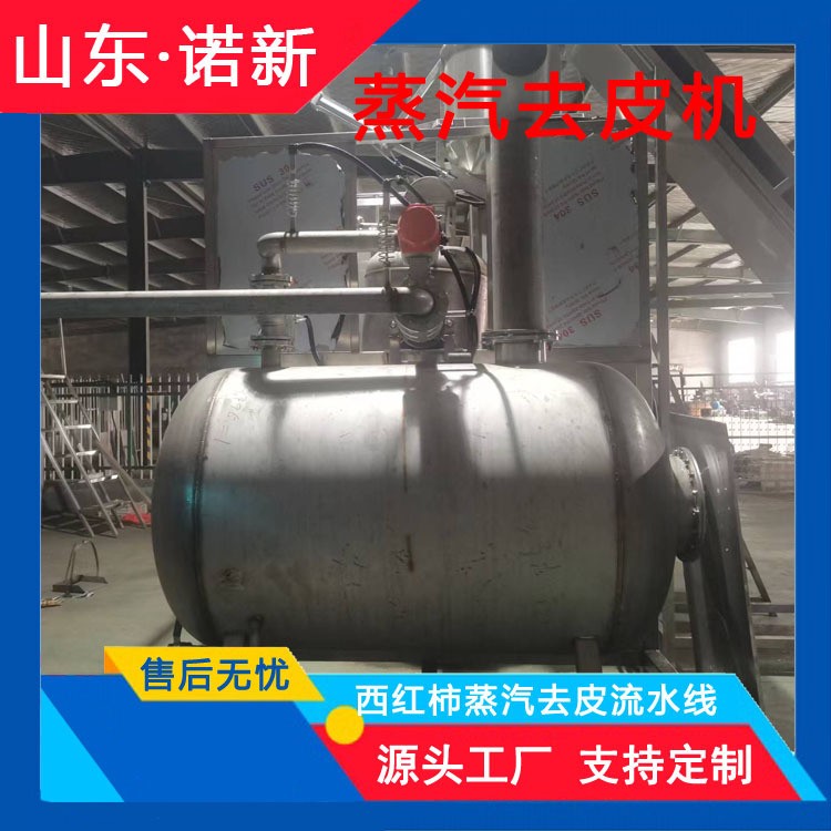 马铃薯蒸汽去皮机 大型山芋山药高温爆皮设备 西红柿热烫去皮脱皮图3