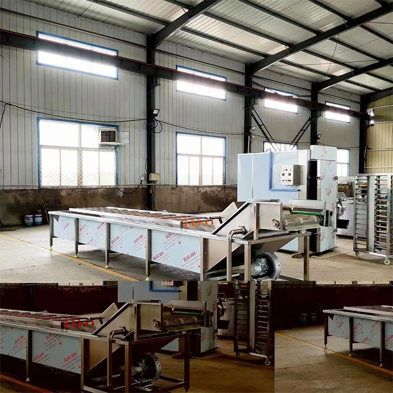 果蔬气泡清洗机 全自动冲洗去泥设备 食品包装袋清洗冷却流水3米图4