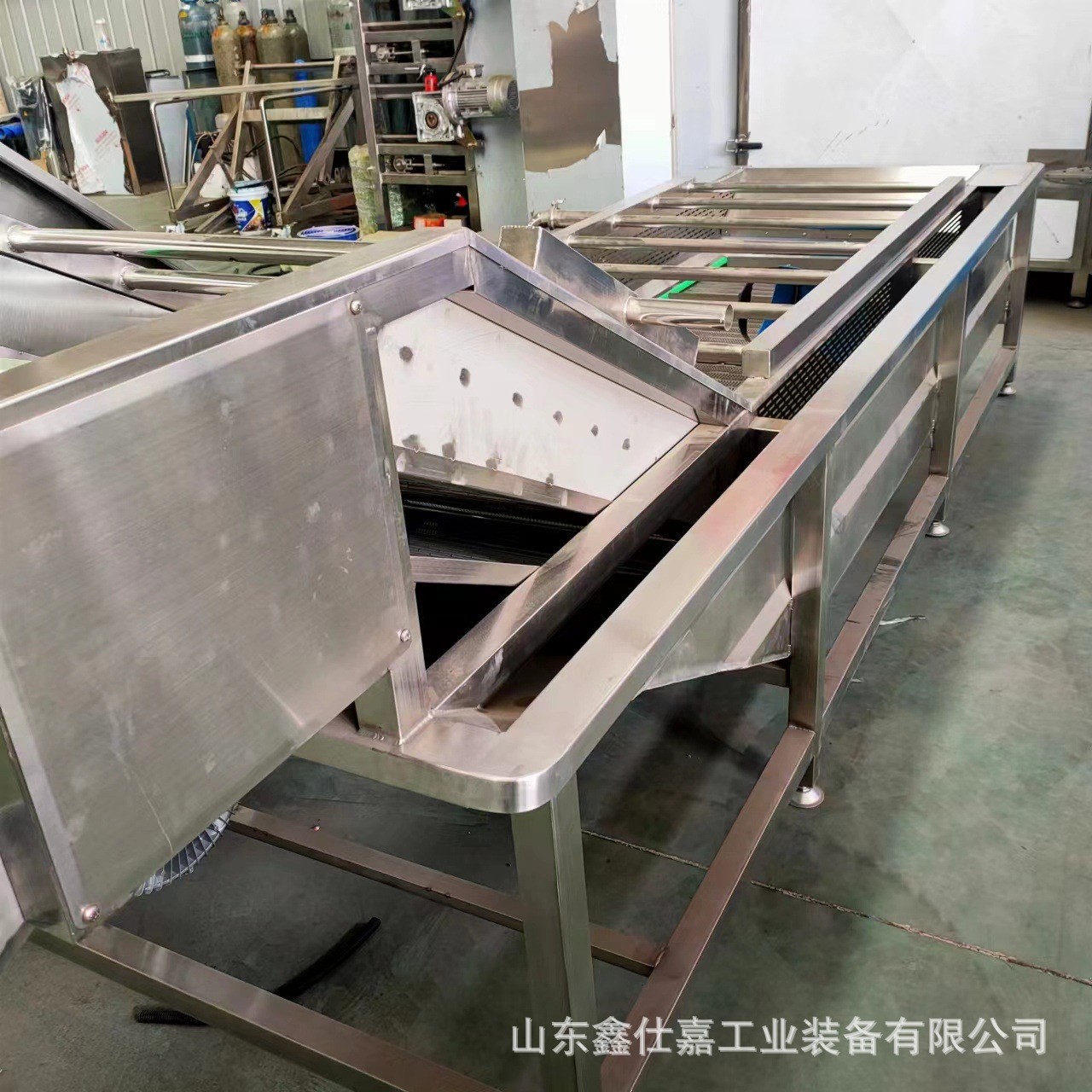 全自动小龙虾清洗机洗虾机小龙虾生产线龙虾全套清洗蒸煮商用设备图3