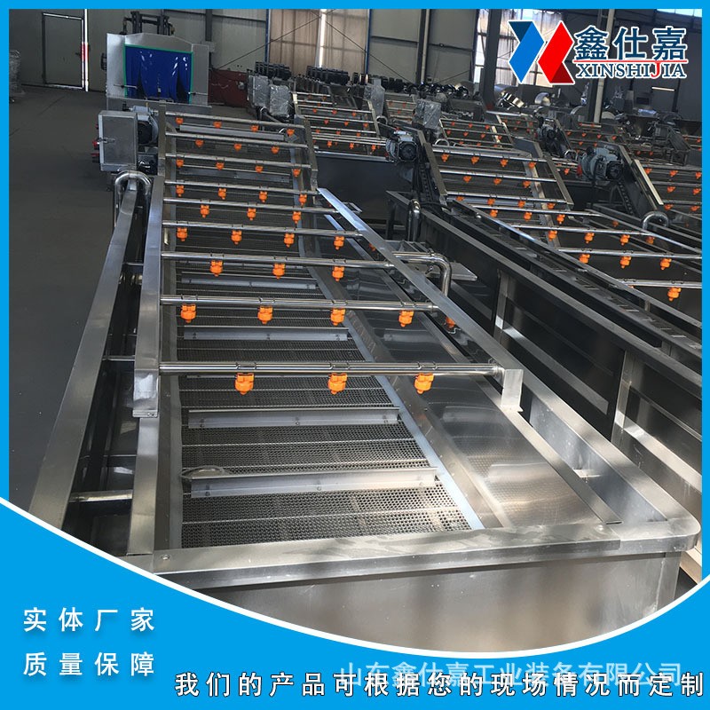 源头厂家供应杨梅黄桃气泡清洗机 全自动高压喷淋清洗机图5