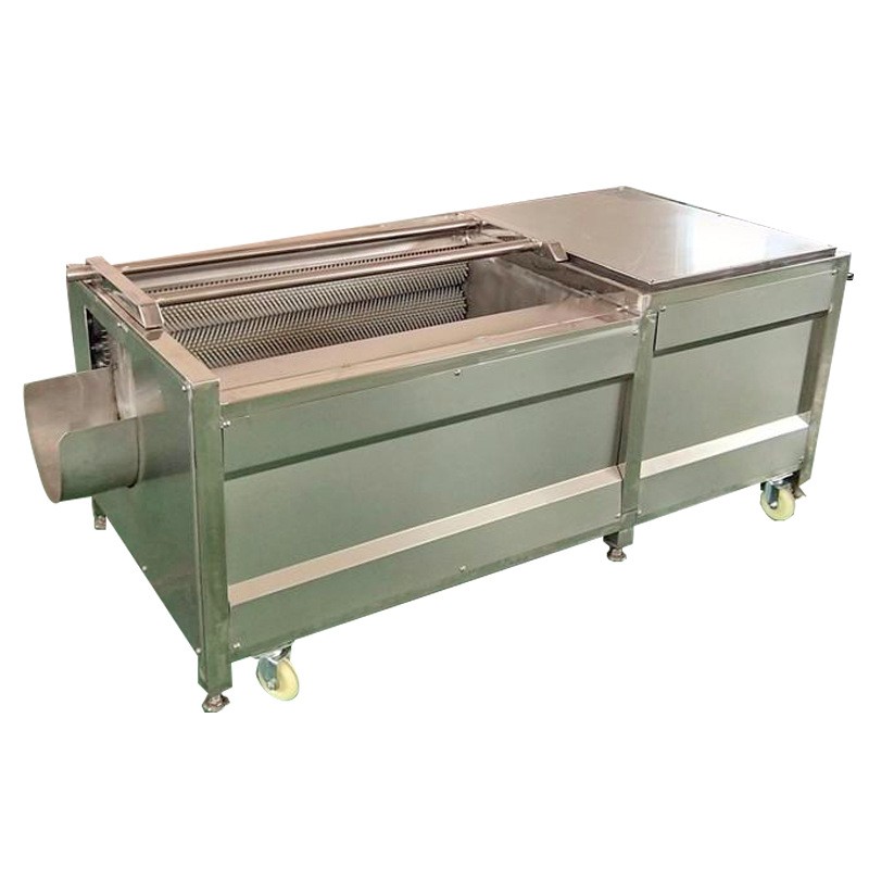 全自动海蛎子扇贝清洗机 大葱去皮清洗设备 猕猴桃毛辊清洗机图5