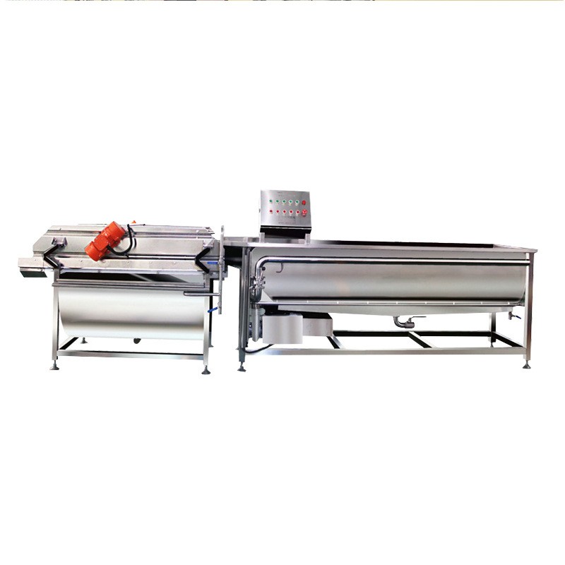 全自行涡流清洗机 商用预制菜加工流水线 半成品菜去农残清洗机图5