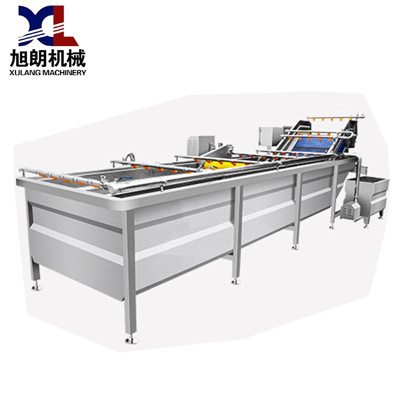 旭朗果蔬清洗机大型商用全自动红枣水果蔬菜洗菜机设备工厂直销图3