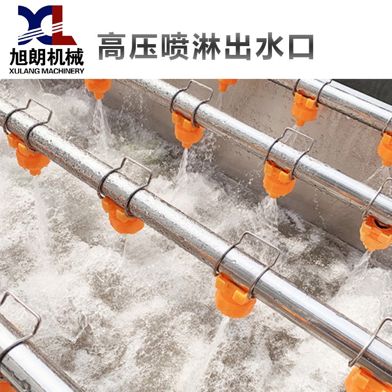 旭朗果蔬清洗机大型商用全自动红枣水果蔬菜洗菜机设备工厂直销图4