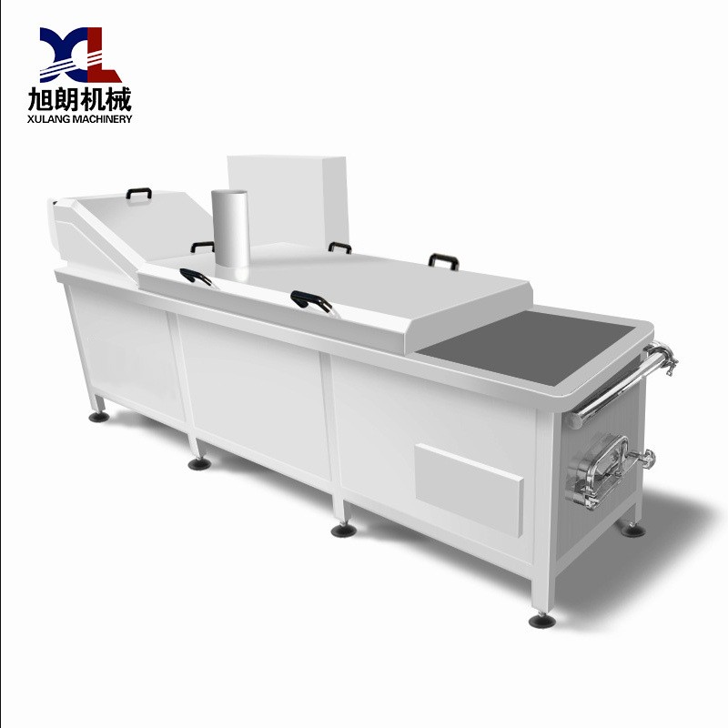 旭朗全自动蒸煮漂烫机豆角红薯干黄桃水果食品巴氏蔬果漂烫机厂家图3