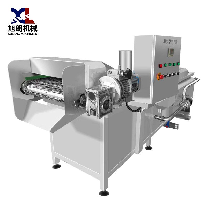 旭朗全自动蒸煮漂烫机豆角红薯干黄桃水果食品巴氏蔬果漂烫机厂家图2