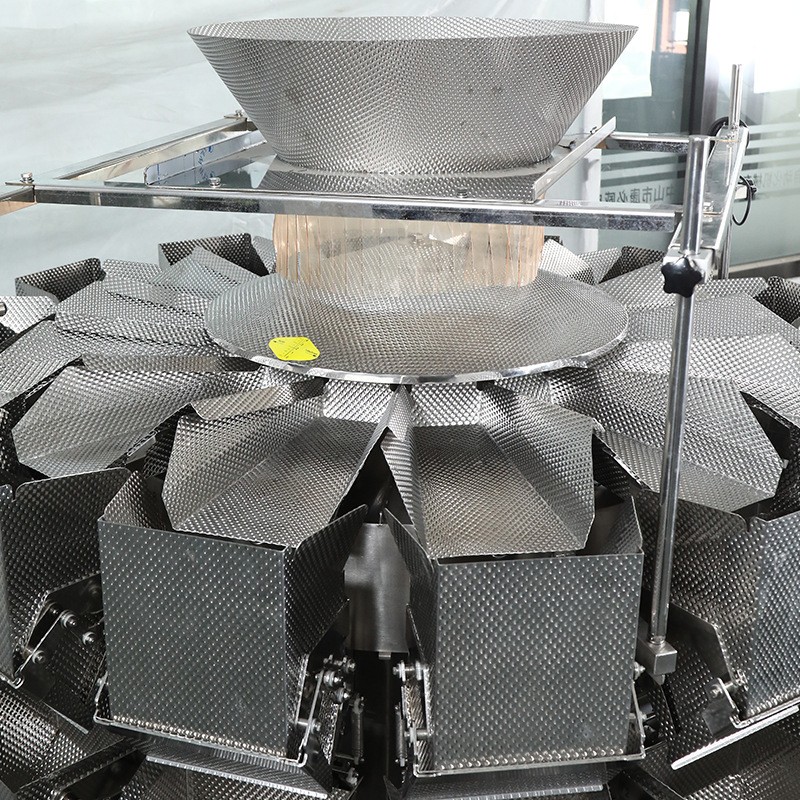 14头开心果果干多功能花纹组合秤蔬菜水果定量称重分装颗粒包装机图4