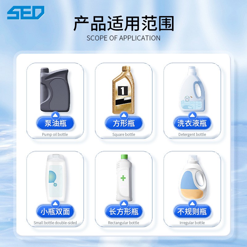 定制全自动双侧面贴标机 高速PET标签贴标机 塑料瓶贴标设备图5