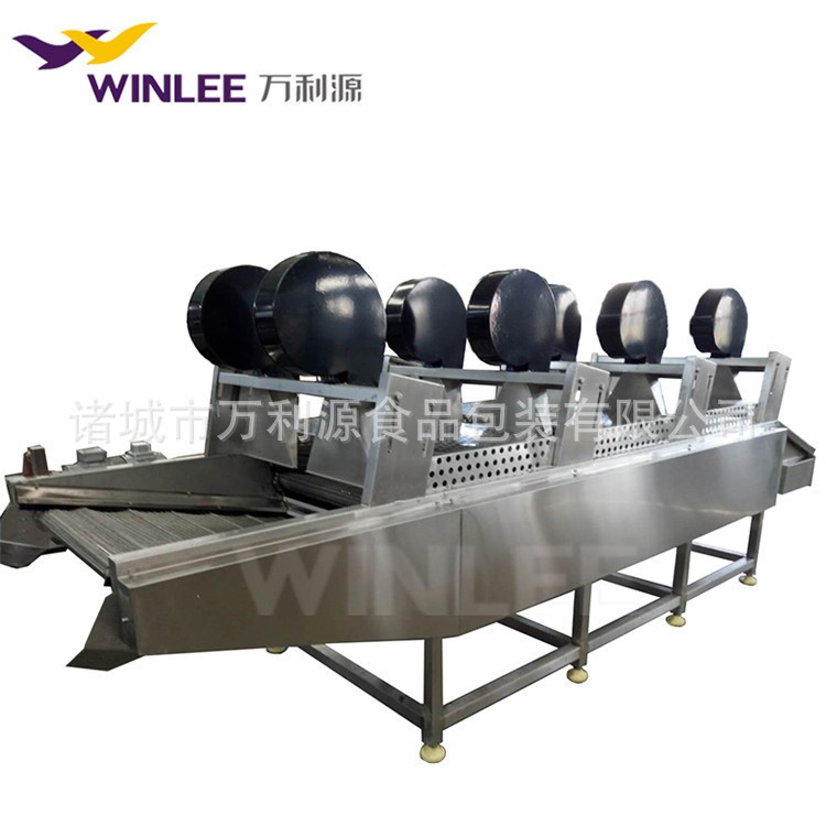 休闲食品包装袋清洗风干流水线 蔬菜清洗沥水风干机 食品风干机图1
