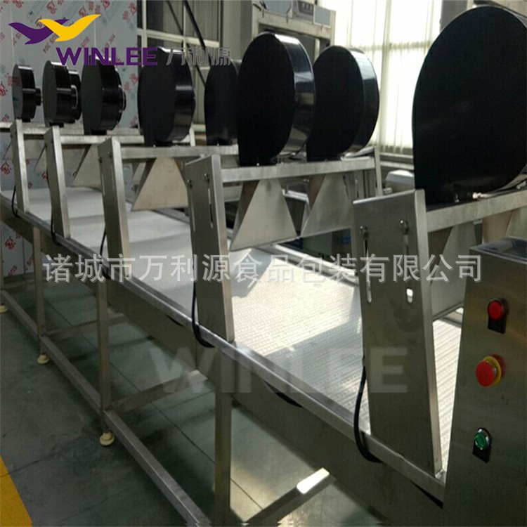 休闲食品包装袋清洗风干流水线 蔬菜清洗沥水风干机 食品风干机图2