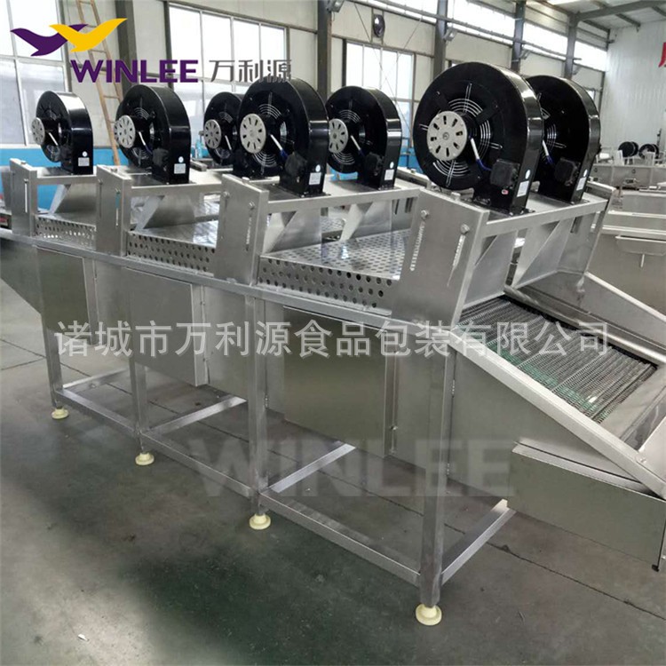 休闲食品包装袋清洗风干流水线 蔬菜清洗沥水风干机 食品风干机图3