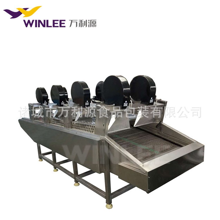 休闲食品包装袋清洗风干流水线 蔬菜清洗沥水风干机 食品风干机图5