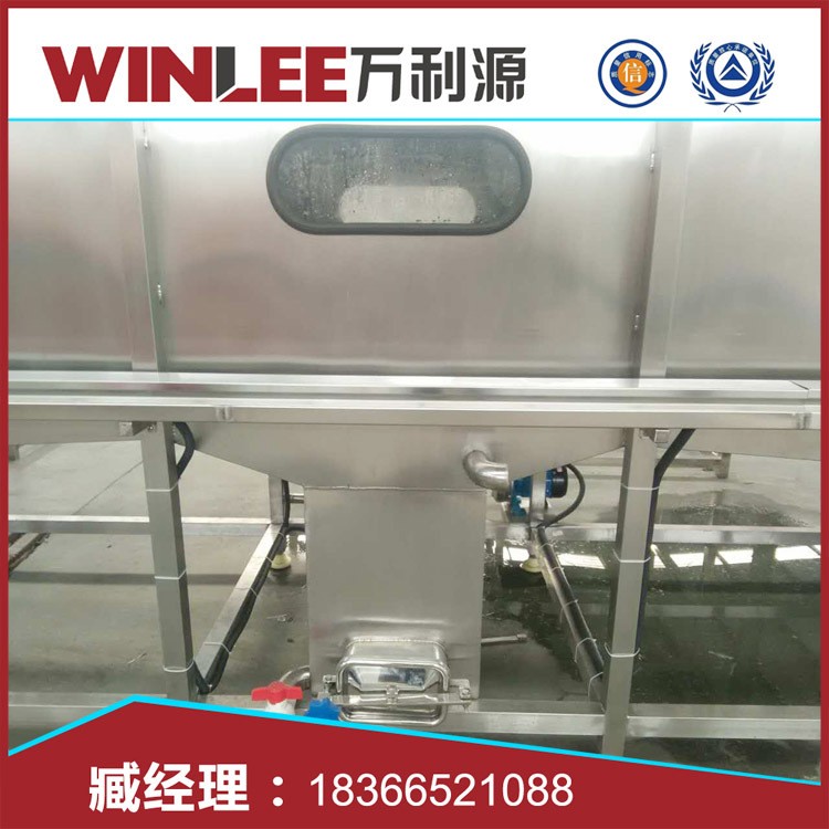 万利源全自动喷淋巴氏杀菌流水线 隧道式杀菌设备 百威啤酒杀菌机图3