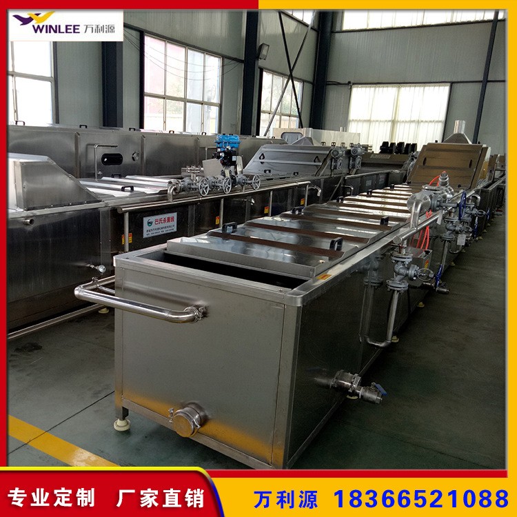 万利源非标设计全自动水浴巴氏杀菌流水线 喜之郎果冻杀菌设备图3