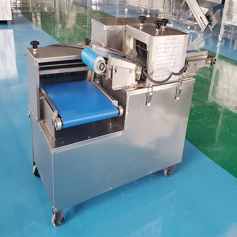 猪肉切丁机厂家直供多功能切条切丁设备现货供应鸭胸肉猪皮切条机图4