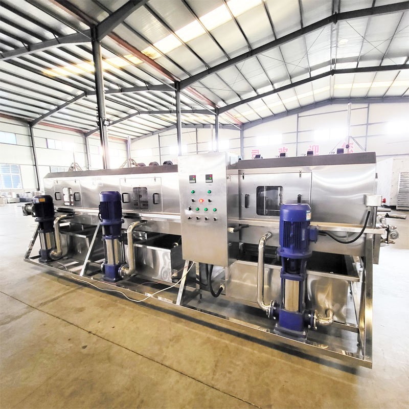 全自动周转筐洗筐机屠宰筐清洗设备高压喷淋塑料筐去泥去沙清洗机图5