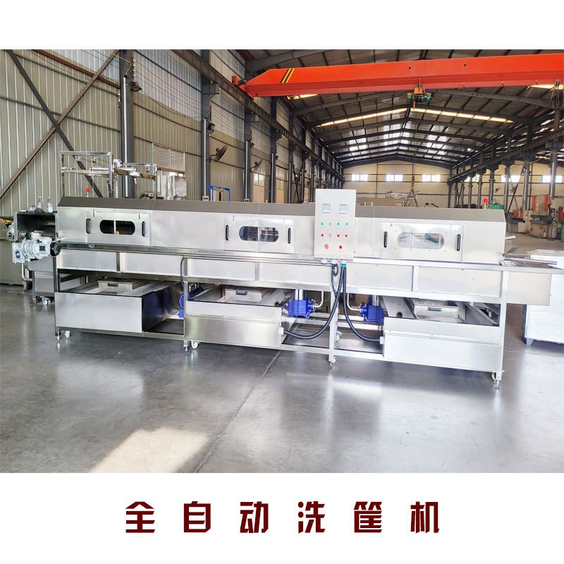 全自动周转筐洗筐机屠宰筐清洗设备高压喷淋塑料筐去泥去沙清洗机图3