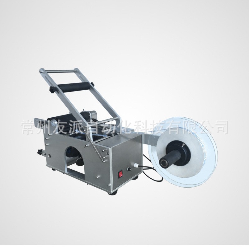 半自动圆瓶贴标机 酱油瓶药瓶贴标不干胶贴标机图4