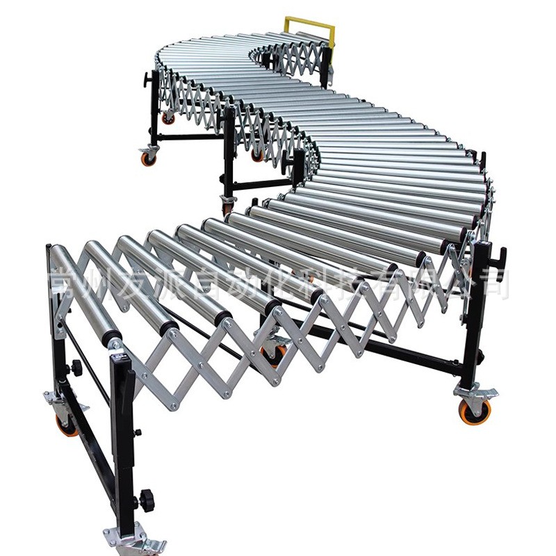 卸车卸货神器滑梯升降搬运下货滚筒输送机无动力滚筒线省力流水线图2