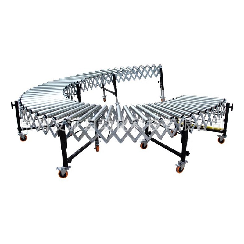 卸车卸货神器滑梯升降搬运下货滚筒输送机无动力滚筒线省力流水线图4