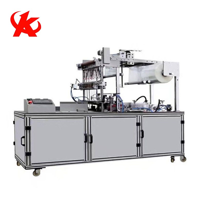 厂家设备生产 茶叶盒、扑克牌， 安全套三维透明膜全自动包装机图2