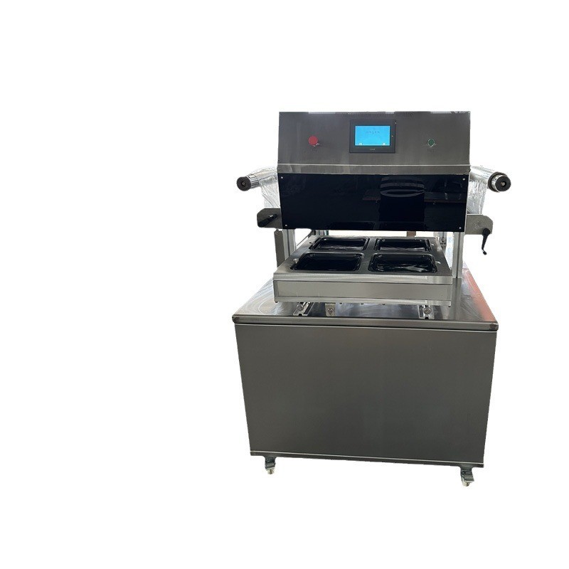 全自动贴体包装机食品锁鲜包装设备吸塑海鲜肉类覆膜真空贴体机真图5