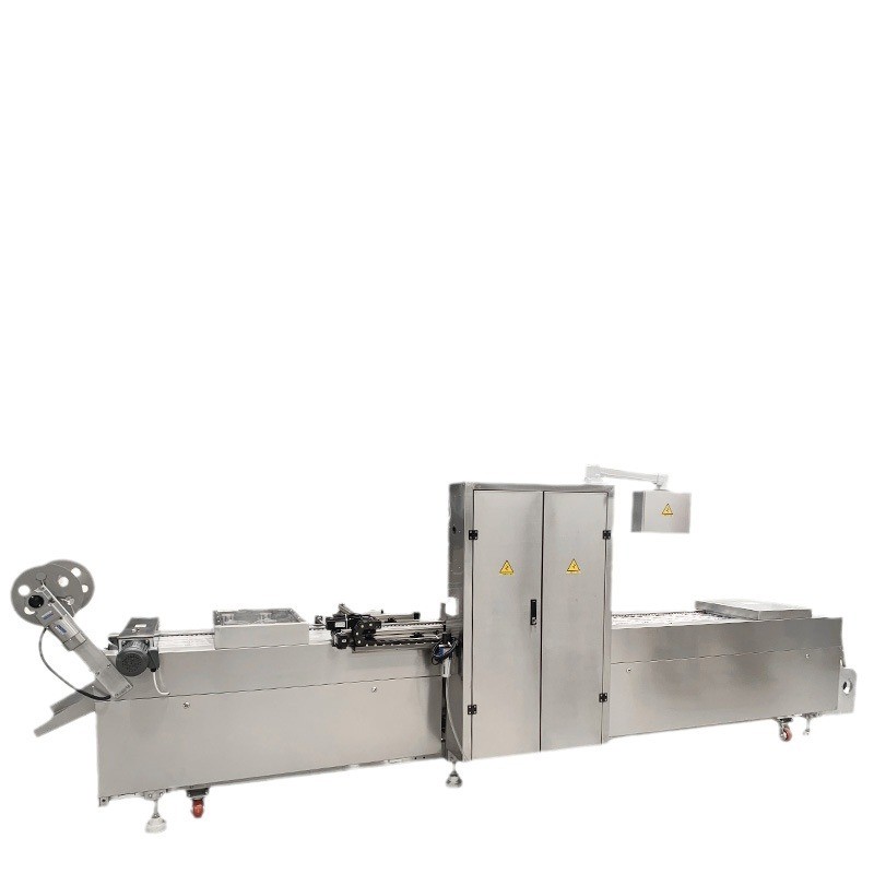 食品真空包装机DLZ420蜜薯干小香薯全自动连续式拉伸膜真空包装机图5